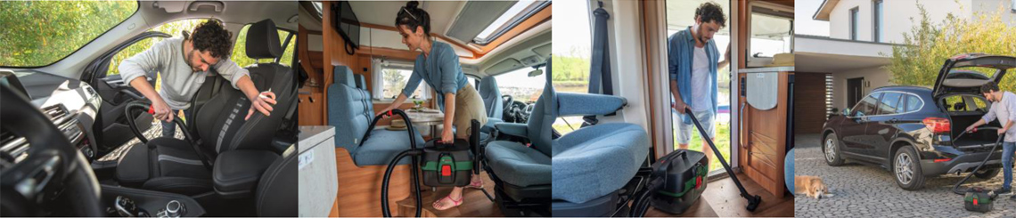 コードレスクリーナー「ADVAC  118H(本体のみ)」の使用シーン：自動車やキャンピングカー車内