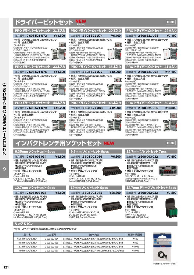 BOSCHプロ用製品カタログ2025 BOSCHプロ用製品カタログ2025